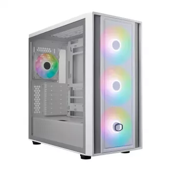 Cooler Master MasterBox 600 White Desktop – baltas kompiuterio korpusas