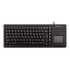 CHERRY XS Touchpad klaviatūra su jutikliniu kilimėliu, universali USB, QWERTY JAV anglų, juoda