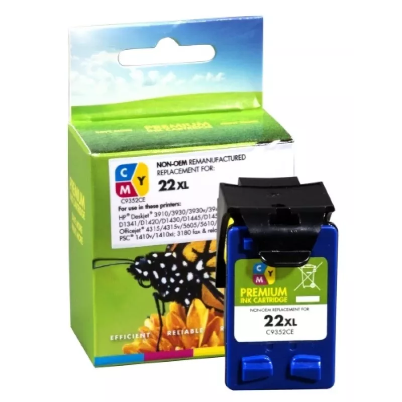 Kasetė Static Control, suderinama su Hewlett-Packard 22XL spalvota