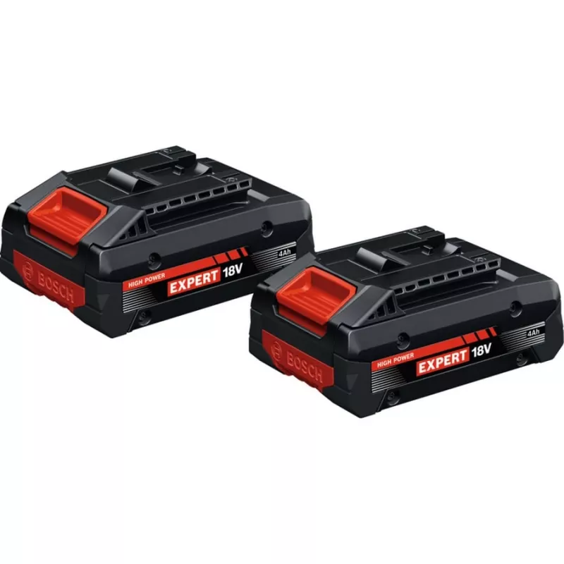 Baterijų rinkinys Bosch Professional Expert EXBA18V-40 – 2 vienetai, 18V ličio jonų, AMPShare Alliance
