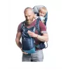 Kūdikio nešimo kuprinė Deuter Kid Comfort Pro, mėlyna, poliamidas, max 22 kg, skėtis nuo saulės, šoninė kišenė