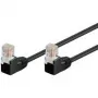 Tinklo kabelis Goobay 96085 Juodas 0,5 m Cat5e U/UTP