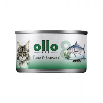 Ollo Tunas su jūros dumbliais sultinyje Nr. 8 70g