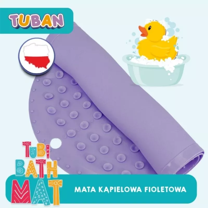 Kilimėlis voniai neslystantis violetinis