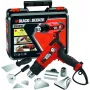Šilumos pistoletas Black & Decker KX2200K-QS — 2000 W, 720 L/min, iki 645 °C, pistoletinė rankena, 900 g