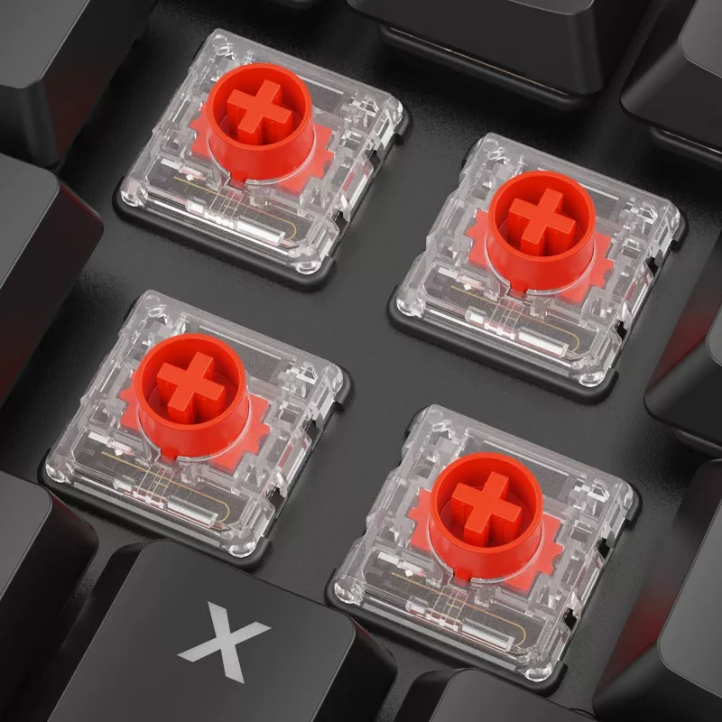 Sharkoon PureWriter W65 Belaidė žaidimų klaviatūra RF 2,4 GHz QWERTZ vokiškas išdėstymas Juoda