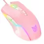 Žaidimų pelė ONIKUMA CW905 rožinė USB