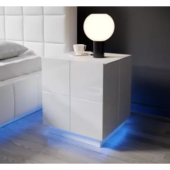 Nakties staliukas Cama REJA šviesiai mėlynas