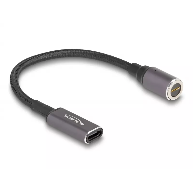 Maitinimo laidas DeLOCK 80781 0,15 m USB-C prie 8 kontaktų magnetinės jungties