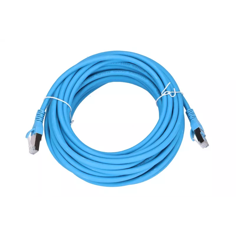 Extralink Cat.6A S/FTP jungiamasis laidas 10m, varinis tinklo kabelis, 10Gbit/s