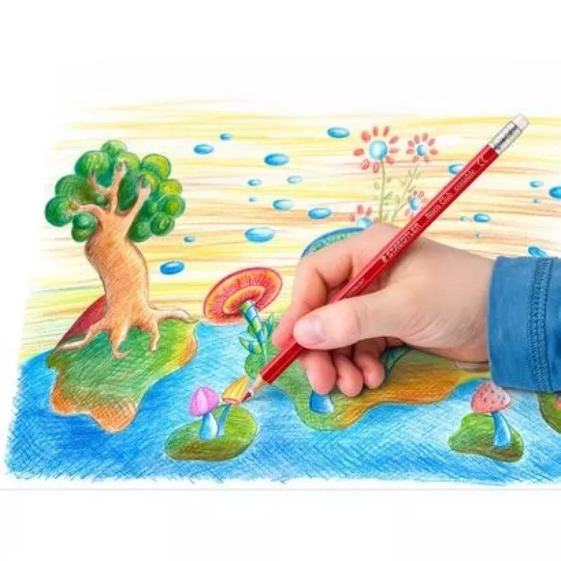 Trinami spalvoti pieštukai Staedtler Noris 144 50 Multicolour 24 vnt.
