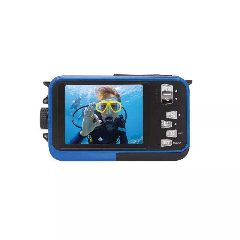 Vandeniui atsparus kompaktinis fotoaparatas Easypix W3027 Wave 5 MP 1280 x 720 pikseliai Mėlynas