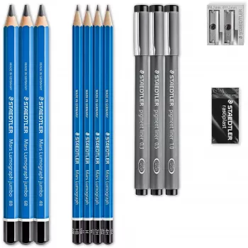 Spalvoti pieštukai Staedtler 100 Multi 7 vnt