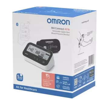 OMRON M4 Connect Afib Viršutinės rankos kraujospūdžio matuoklis