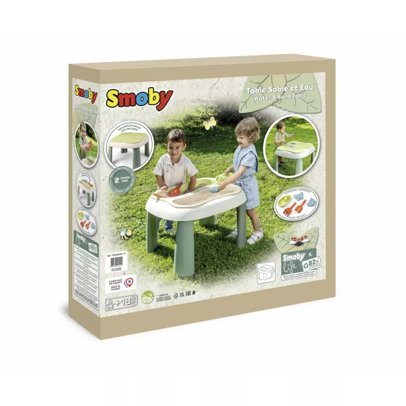 SMOBY Life smėlio ir vandens žaidimų stalas
