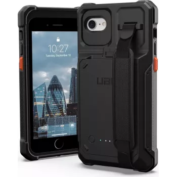 UAG Urban Armor Gear Workflow Battery Case, Apple iPhone SE (2022 ir 2020), juoda, be mažmeninės pakuotės, WF0000044040