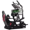 Next Level Racing GTElite aliumininis simuliatoriaus kėbulas su vairo plokšte + O-Rouge C1-XL Cold Fusion lenktyninė sėdynė
