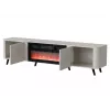 TV spintelė Cama Meble Volare 200 x 39 x 49 cm kašmyro su elektriniu židiniu