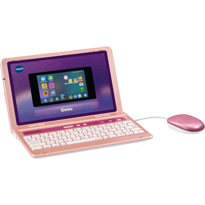 VTech Genio mokomasis nešiojamas kompiuteris rožinis
