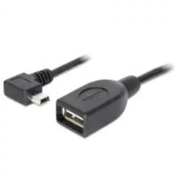 USB laidas DeLOCK 83356 USB 2.0 0,5 m Mini-USB A USB A Juodas