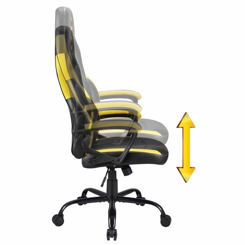 PC kėdė žaidimams Subsonic SA5642-B1 minkšta sėdynė juoda geltona 120 kg