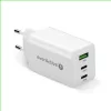 Įkroviklis everActive SQ-655Q 65W, 1×USB-A + 2×USB-C greitas įkrovimas