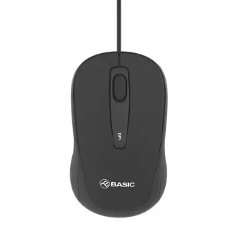 Tellur Basic Wired Mouse mini USB juoda – laidinė kompiuterio pelė