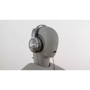 Koss UR20 Ausinės DJ stiliaus, laidinės, ant ausų, triukšmo slopinimas, juodos