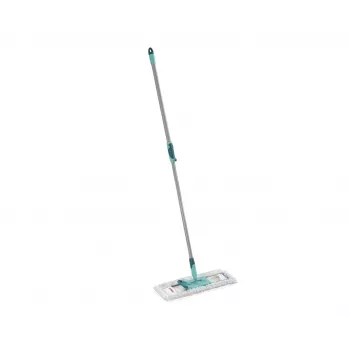 Mop Leifheit Profi Cotton Plus Fiber 420 mm – mikropluošto antgalis laminatui ir plytelėms, turkio/balta