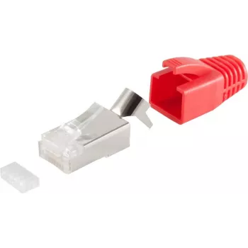RJ-45 jungtis ShiverPeaks 72067-10R raudona balta