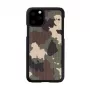 Apsauginis dėklas „man and wood“ iPhone 11 Pro – kamufliažinis juodas su natūralia mediena