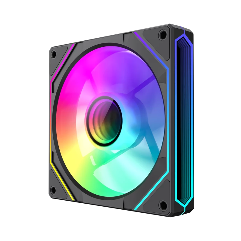 Gamemax FN12A-S8I 120 mm korpuso ventiliatorius, juodas