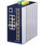 Valdomas jungiklis PLANET IGS-6325-8T8S IP30 pramoninis L3 8 prievadų Gigabit Ethernet