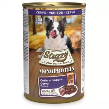 STUZZY Monoprotein Venison - šlapias šunų maistas - 400 g