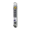 Įtampos apsaugos ilgintuvas Qoltec 50166 Pilka 6 kištukinių lizdų 230V 3m