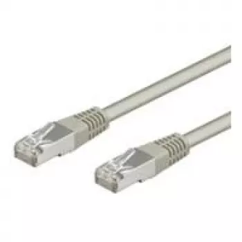 Wentronic Goobay CAT 5e jungiamasis laidas, SF/UTP, pilkas, 0,5 m - CCA vario mišinys (50143)