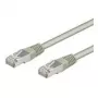 Wentronic Goobay CAT 5e jungiamasis laidas, SF/UTP, pilkas, 0,5 m - CCA vario mišinys (50143)