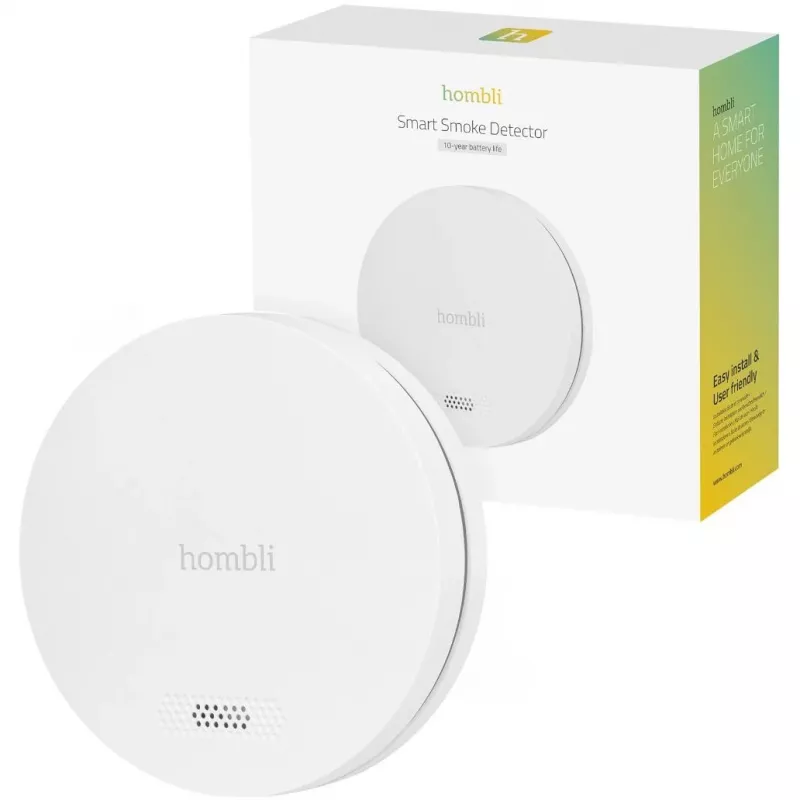 Belaidis fotoelektrinis dūmų detektorius Hombli HBSA-0109 Baltas