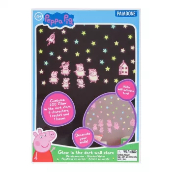 Lipdukas ant sienos Hasbro Peppa Pig PP13870PP šviečiantys tamsoje žvaigždutės