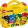 LEGO 10713 Klasikinis kūrybinis lagaminas su spalvingomis kaladėlėmis, žaislų laikymo dėžutė, dovanos 4+ metų vaikams