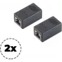 ShiverPeaks modulinis adapteris Cat. 6A 08-01041-2, RJ45 tiesinė jungtis