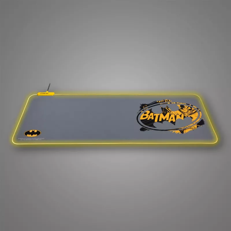 FR-TEC BATPCMPAD Pelės kilimėlis žaidimams Juoda - Pilka - Geltona (BATPCMPAD)