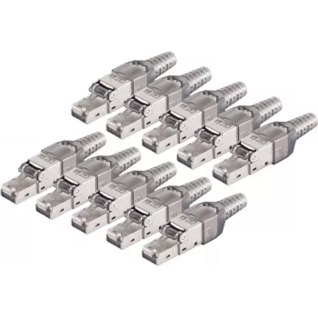 Tinklo jungtis ShiverPeaks 08-51001-10 Cat.6A beįrankis RJ45
