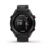 GPS golfo laikrodis Garmin Approach S12 juodas, 43 mm korpusas, silikoninis dirželis, 30 h GPS baterija