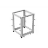 Atviras stovas 19 inch 15U 600x600-1100 pilkas