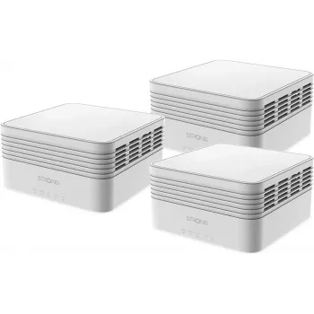 Strong MESHTRIAX3000 Wi-Fi 6 tinklo sistema (dviguba juosta, 3 vidiniai moduliai)