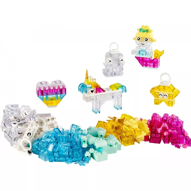 LEGO CLASSIC 11040 Stebuklinga skaidrių kaladėlių dėžutė
