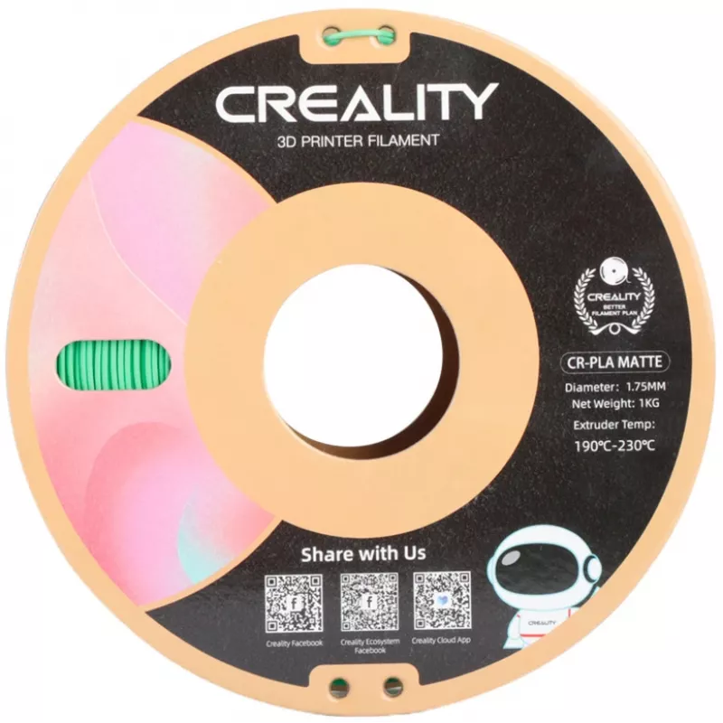 3D spausdinimo medžiaga Creality 3301010301 PLA žalia 1 kg 1,75 mm