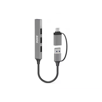 PORT CONNECT | USB-C / USB-A 4 prievadų USB-A 3.0 5Gbps šakotuvas | 900160