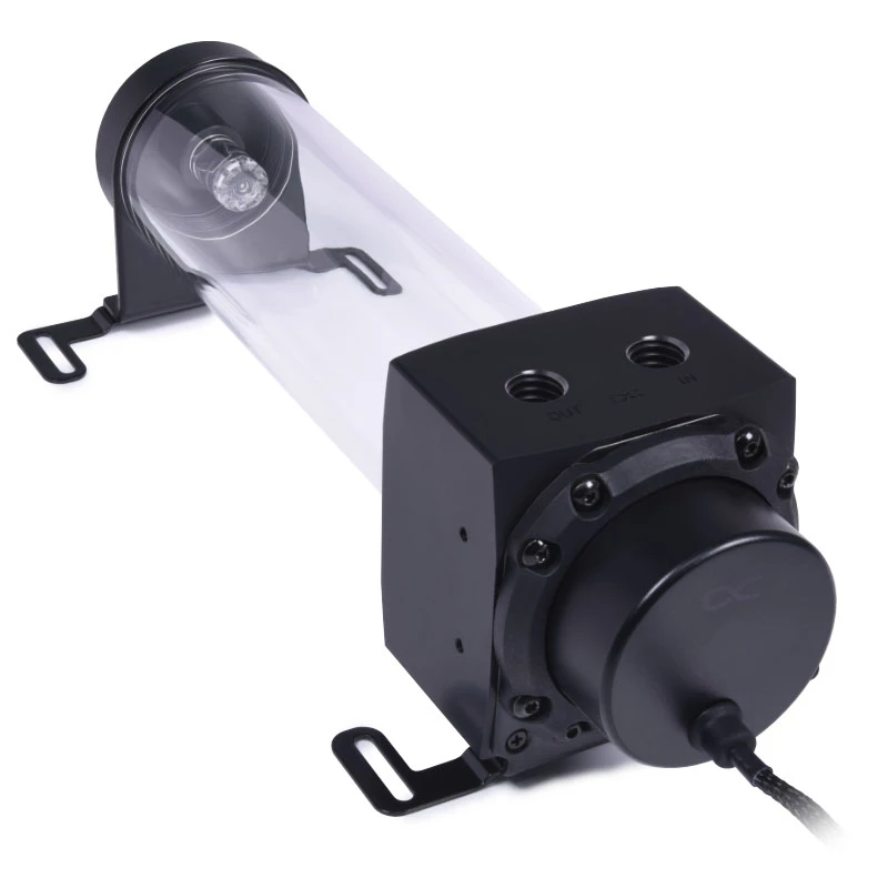 Siurblio ir rezervuaro komplektas Alphacool 15381 Akrilas Aliuminis Plastikas Juodas Skaidrus